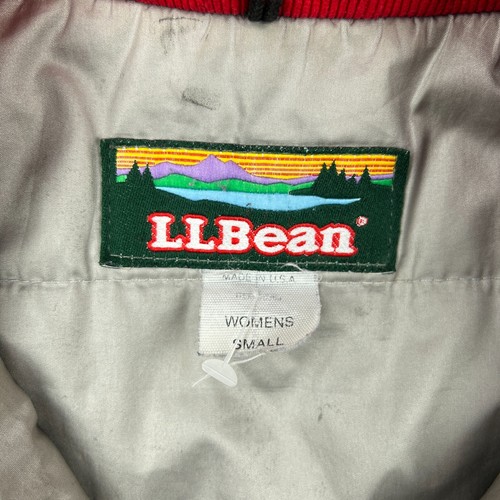 VTG LL Bean Penobscot Parka Jacket Womens Small Red Outerwear Ski Winter USA - Picture 4 of 17