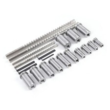 22 Pcs HSS Metric Keyway Broach Set Metric Size Metalworking Tool 4/5/6/8mm