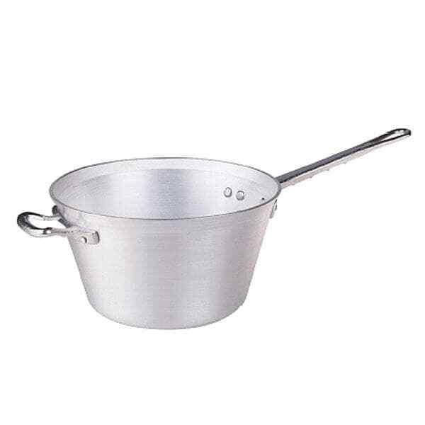 Family Agnelli Pot with Side Handle Diameter 24 cm Pure Aluminum 99%
