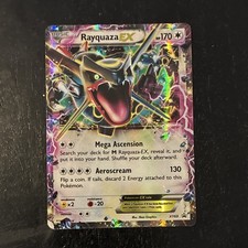 Carta Holo Promo Pokémon TCG Rayquaza EX XY69 Stella Nera 2015