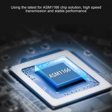 M.2 to SATA3.0 Adapter Card 6Gbps High Speed ASM1166 M.2 PCIE to SATA Expansion