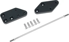 Accutronix 3in. Forward Control Extension Kit - Black Anodized Motorcycle BPE3EB