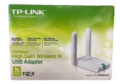 TP-Link TL-WN822N Wireless N USB Adapter High Gain Wireless 2,4GHZ 300Mbps Neu