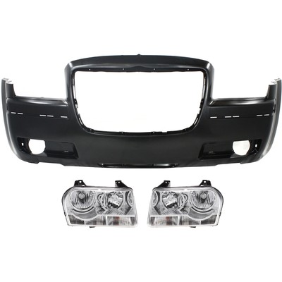 Bumper Cover Kit For 2005-2008 Chrysler 300 Front Sedan