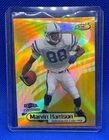 1998 Fleer Brilliants 24 Karat Gold Refractor Marvin Harrison 24 KT MISSING SN
