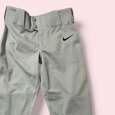 Nike Grey Baseball Youth Boys sport pant Size Med - Grey Nike Team