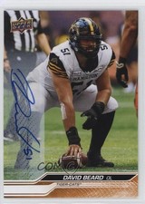 2024 Upper Deck CFL Auto David Beard #23 Auto 0s1c