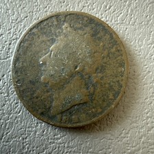 1898 King George IV British Copper Farthing Coin