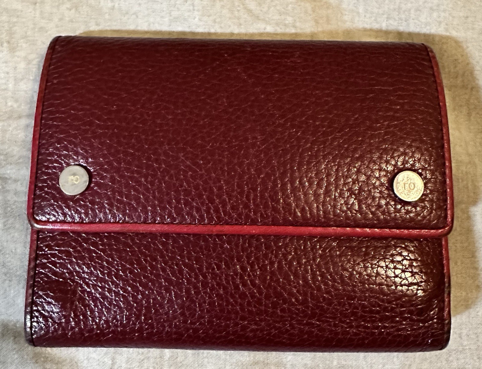Vintage cute RO  Red Wallet - image 1