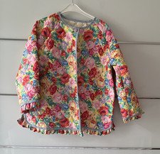 Damen Kurzjacke 4XL Mehrfarbig Blumenmuster P...