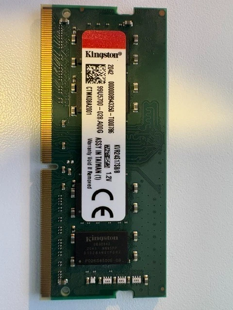 25+ Kingston SO-DIMM Computer PC4-19200 (DDR4-2400) Bus Speed