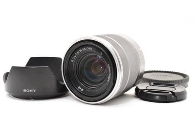 SONY E 18-55mm f3.5-5.6 SEL OSS Lens SEL185 Lens w/Hood [Excellent++] from Japan