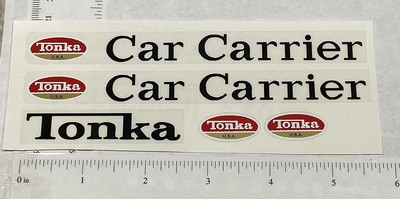 Tonka 1970 & 71 Car Carrier Truck Replacement Sticker Set TK-244