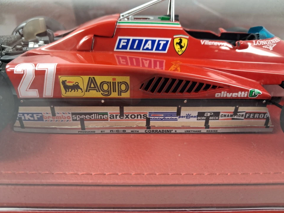 BBR Ferrari 126 C2 Villeneuve San Marino 1982 1/18 BBRP1894BDIRTY ONLY 18 PCs - Immagine 4 di 4