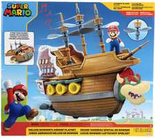 Nintendo Super Mario Deluxe Bowsers Airship 2.5 inch Action Figure Playset