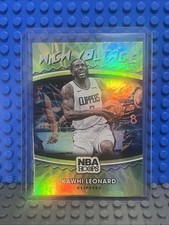 Kawhi Leonard 2021-22 Panini NBA HOOPS Basketball High Voltage foil/holo #7