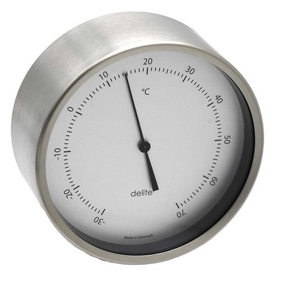 Clausen Edelstahl Thermometer gebürstet 100mm