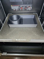 2017-2022 Superduty Cup Holder Phone Mount Tray 3D Printed ABS Pastic.