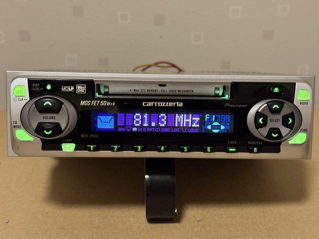 Pioneer carrozzeria MEH-P515 1DIN MiniDisc MD Car Stereo Receiver