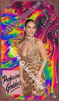 Lily James Professional Goddess Custom 4x6 Print