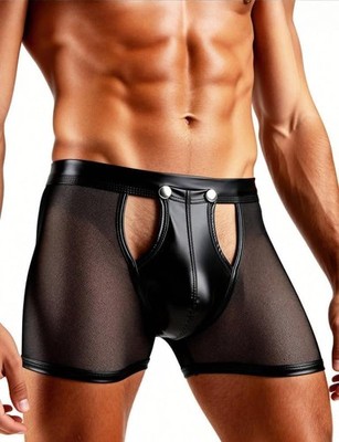 Boxershorts Herren Sexy Offen Große Größen Herren-reizwäsche Unterhosen Männe...