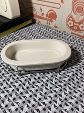 Crabtree & Evelyn Ceramic Soap Dish In Stand