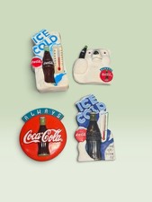 Vintage 1990s Always Coca-Cola Magnet Lot Polar Bears Coke Ice Cold Thermometer