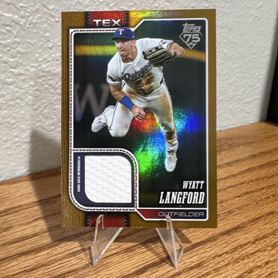 2026 Topps Series 2 Real One Relics Gold #383 Wyatt Langford  46/50