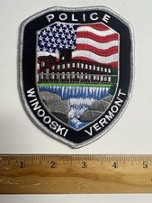 Winooski Vermont Police Patch