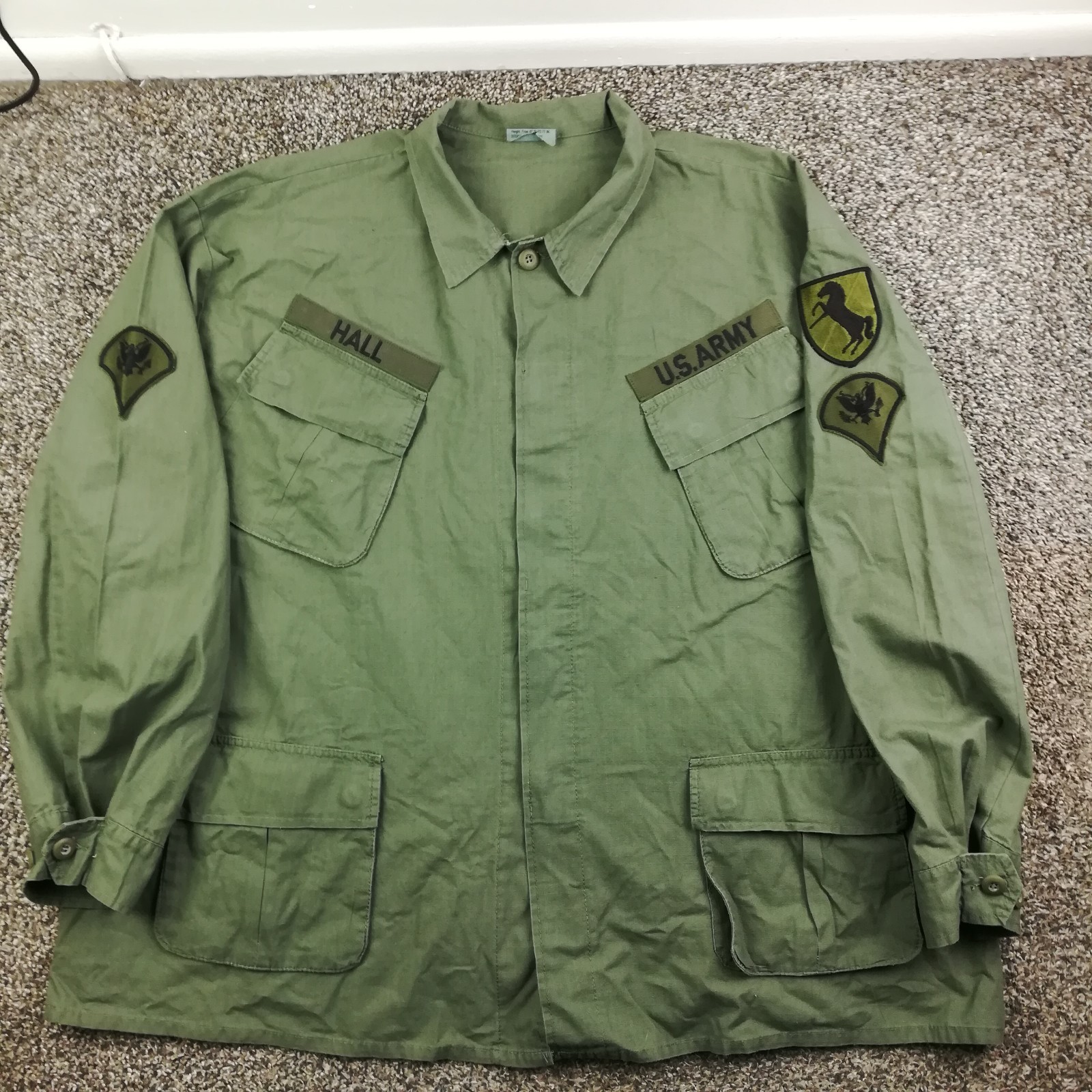 Vintage US Army BDU Shirt Jacket Rothco Mens 3xl Ripstop Military