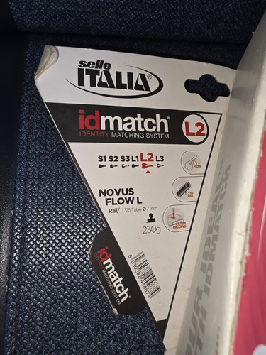 Sillín Selle Italia Novus Flow L2 IDmatch negro - Imagen 2 de 3