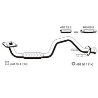 Ernst Abgasrohr Vorne FüR VW Golf IV 1J1 1J5 1J2 Seat Leon 1M1 Toledo II 1M2
