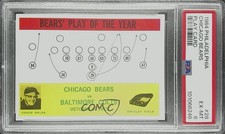 1964 Philadelphia Chicago Bears George Halas Bears' Play of the Year PSA 6 he5