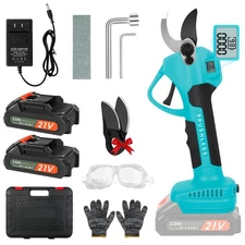Electric Pruning Shears Cordless Pruner Shears 1.6 Inch Cutting Diameter with...