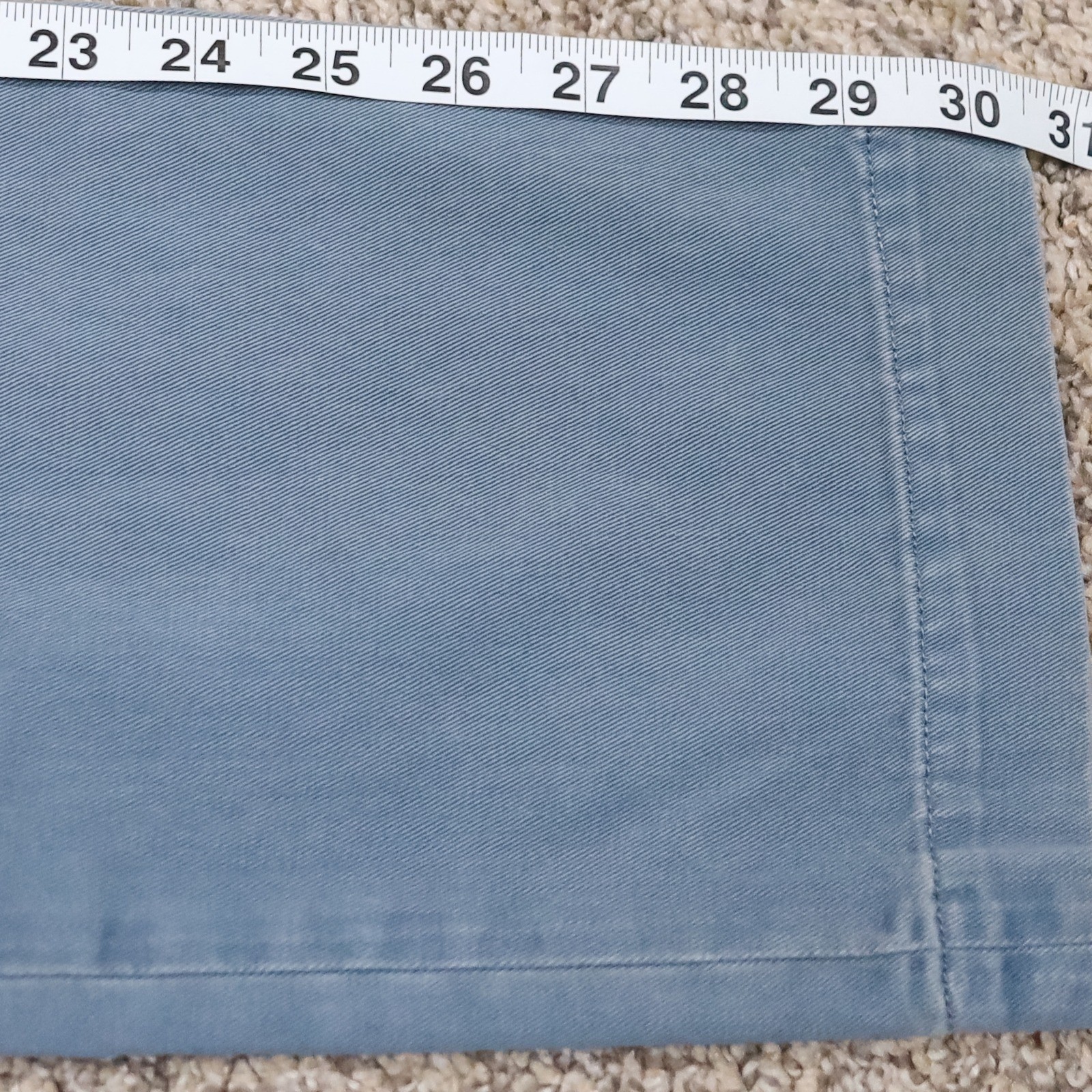 Polo Ralph Lauren Slim GI Fit Pants Garment Dyed Mens 32x30 Blue Chino Military image 10