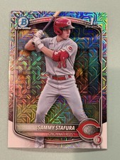 2025 Bowman - Chrome Prospects Sammy Stafura #BCP-100 Mojo Refractor (RC)