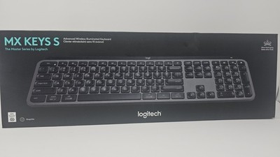 Logitech MX Keys S Advanced Wireless Illuminated Keyboard 920-011558 - Graphite