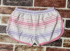 The Beaufort Bonnet Company Cheryl Shorts Sea Grape Stripe Size 7 Girls TBBC