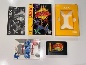 Shadow Squadron (Sega 32X) CIB Complete in Box with Manual and Flyer N MINT