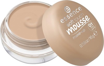 essence Soft Touch Mousse Foundation Nr. 01 Matt Sand 16g Vegan Matte Finish
