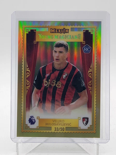 VELJKO MILOSAVLJEVIC 2026-27 TOPPS MERLIN CHROME YOUNG MAGICIANS GOLD Q2754
