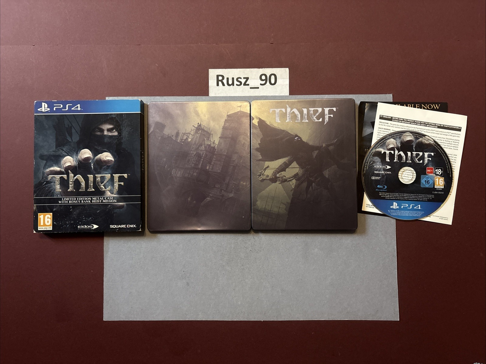 Thief PlayStation 4/5 Steelbook Limited Edition 2014 PEGI 16 UK PAL VG COND CIB