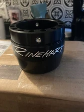 RINEHART END CAP HARLEY BLACK EXHAUST 3.5"