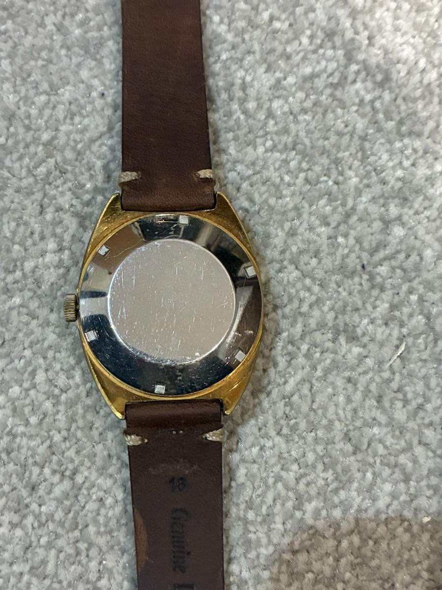 Zenith Autosport Luxe Men's Automatic Date Blue/White Dial Gold Plated Ref 28800