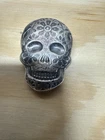 2 oz. 999 Fine Silver Sugar Skull - Day of the Dead