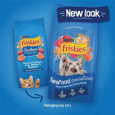 Leap Dry Cat Food Seafood with Salmon, Tuna, and Shrimp Flavors