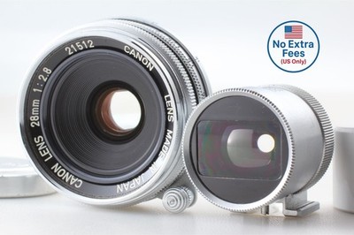 [ MINT w/ Finder ] Canon 28mm f2.8 Lens L39 LTM Leica Screw Mount From JAPAN
