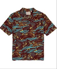 Men's Tropical Beach Shirt Hawaiian Aloha Button Down Summer Holiday Top