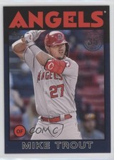 2021 Update 1986 Topps Baseball 35th Anniversary Blue Mike Trout #86B-1 0t3l