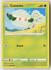 Cottonee 005/202 Common Sword & Shield Pokemon Near Mint RYOMA URATSUKA
